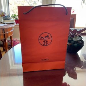 HERMES RETAIL ORANGE BAG